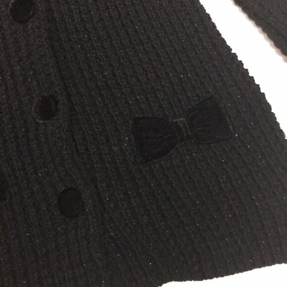 Max Studio Cardigan Sweater size 4 black NWT - Picture 3 of 6